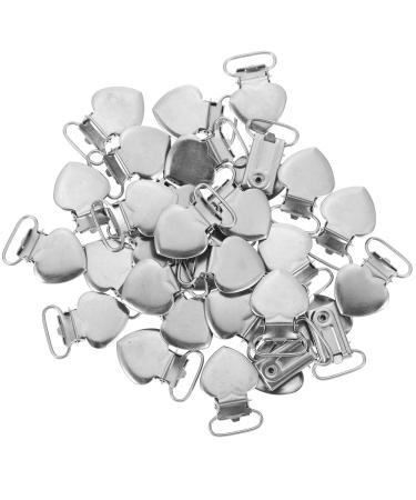 PopetPop 120 StK Peach Heart Snable Clip - Metal Clips for Sofa Cushions & Mattress Covers - Heart-Shaped Stainless Steel Laundry Clips (1 Pack) - Buy Online on GoSupps.com