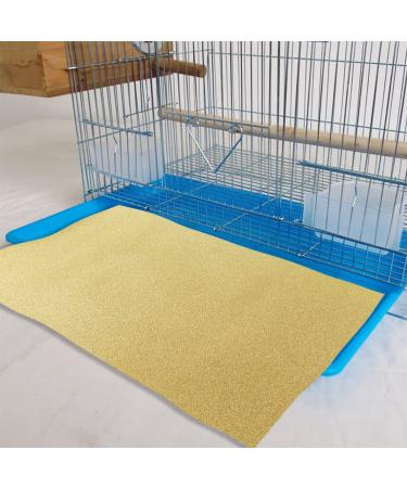 DVECUE Gravel Paper for Bird Cage 11x17 Inch - 10 Pack Absorbent Liner Sheets - Buy Online on GoSupps.com