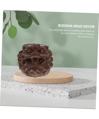Beavorty Vintage Wooden Animal Statue - Mini Office Desk Decoration | Unique Home Protection Sculpture (4.5x4.5x4cm) - Buy Online on GoSupps.com