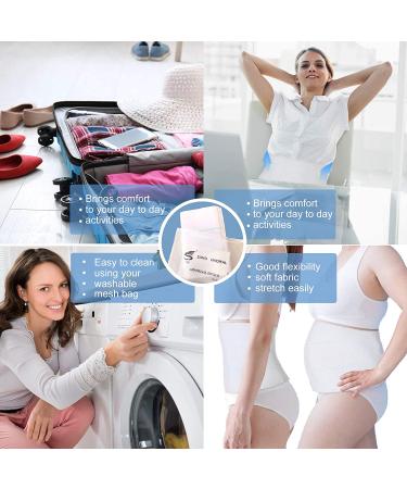 Abdominal Binder Post Surgery for Men and Women | Postpartum Tummy Tuck Belt | Slimming Bariatric Stomach Compression | Breathable and High Elasticity | 3 Panel - 9 | White (30-45) - Buy Online on GoSupps.com
