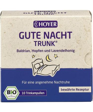 Hoyer Organic Good Night Drink 6 x 100 ml
