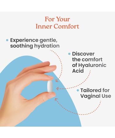 NewLife Naturals Hyaluronic Acid Vaginal Suppositories | Moisturizer for Vaginal Dryness | USA-Made Relief for Menopause | 12 Inserts 30-Day Supply - Buy Online on GoSupps.com
