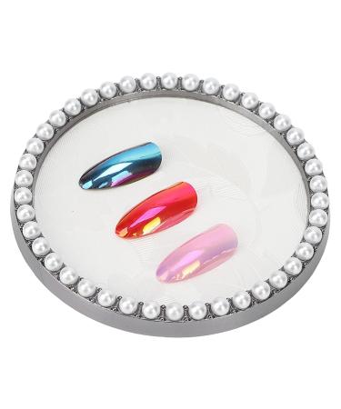 Premium White Nail Gel Color Adhesive Plaque & Art Pearls - Exquisite Nail Holder & Photography Support for Nail Art - Buy Online on GoSupps.com