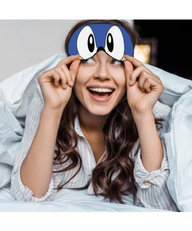 2-Piece Cartoon Eye Mask | Super Soft & Comfortable | Blocks Light & Reduces Eye Bags for Blue Eyes - Buy Online on GoSupps.com