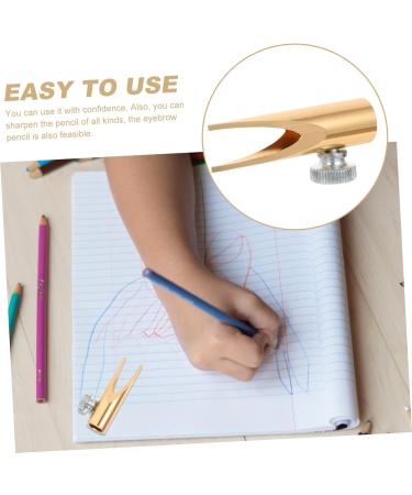 Didiseaon Eyebrow Sharpening Tool Eyebrow Pencil Sharpener Lip Liner Sharpener Pencil Sharpener for Women Eyeliner Sharpener Eye Liner Sharpeners Aluminum Alloy Dual Purpose Student Crayon Golden 4.5x2cm - Buy Online on GoSupps.com