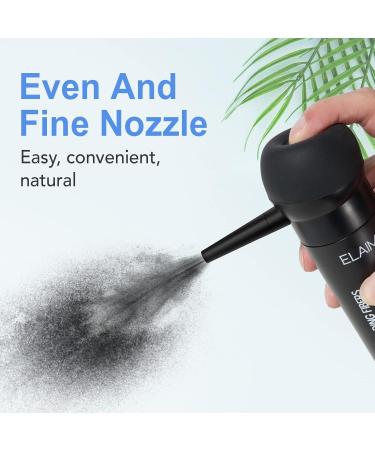 Roseflower Hair Fibers for Thinning Hair Undetectable Natural Hair Thickening Fibers Hair Building Fibers Spray for Women and Men Thick Fuller Hair Conceals Hair Loss Look Younger Black - Buy Online on GoSupps.com