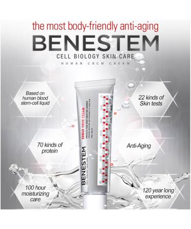 Benestem Human CBCM Cream 50ml | 70 Protein-Rich Stem Cell Formula | Moisturizing - Buy Online on GoSupps.com