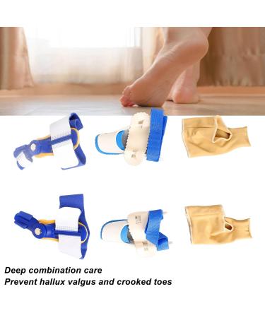 Adjustable Day Night Toe Corrector Set for Bunion Relief - Big Toe Straightener for Toe Valgus Correction - Buy Online on GoSupps.com