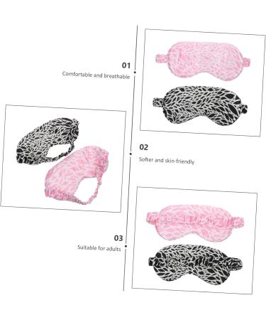 Shop Minkissy 2pcs Blackout Silk Weighted Eye Mask - Comfortable Unisex Sleeping Eyewear for Travel & Relaxation - Buy Online on GoSupps.com