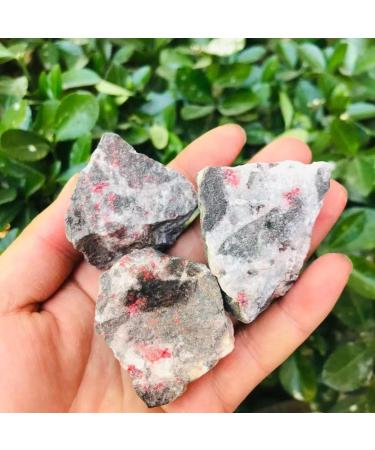 Aura Crystal 1pc 20g-90g Natural Cinnabar Crystal Stone Crystal Stone Mineral Specimen (Size : 1PC 82g-90g) - Buy Online on GoSupps.com