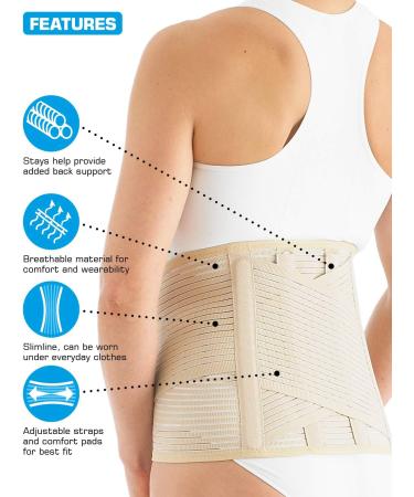 Buy Neo-G Lumbostad Brace for Mild Disc Herniation & Lumbago Support | Class 1 Medical Device - Small Tan - Buy Online on GoSupps.com
