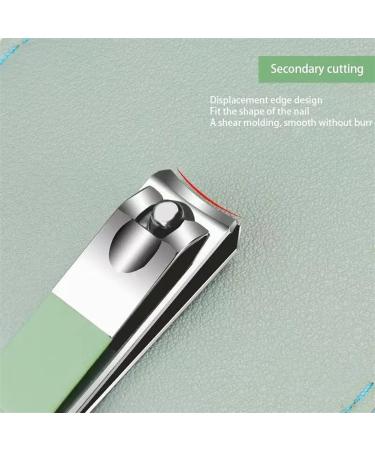 Nail Clippers 4 Piece Set Full Set Nail Clippers Home Toenail Clippers Pedicure Knife Nail Tools Green 5 Piece Set - Buy Online on GoSupps.com