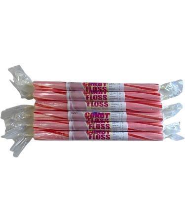 100 X Candy Floss Rock Sticks Handmade Traditional Rainbow Classic Sweets Retro Seaside Gift Wholesale Confectionery - Buy Online on GoSupps.com