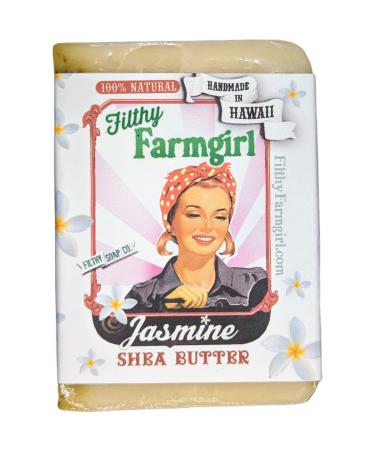 Jasmine Shea Butter BAR SOAP Jasmine Pikake Vanilla Soy