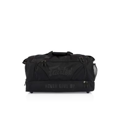 Fairtex Gym Bag Gear Equipment for Muay Thai, Boxing, Kickboxing, MMA Black