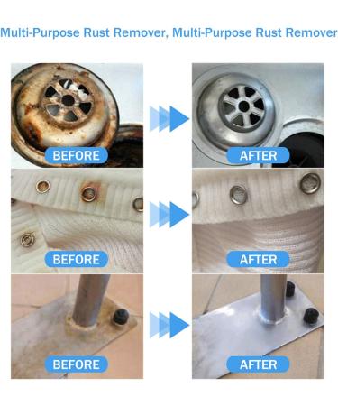 Rustout Instant Remover Spray 2Pcs 100ML Multi-Purpose Rust Remover Neutral Rust Removal Spray Rust Removal Agent for Bright Metal Strip - Buy Online on GoSupps.com