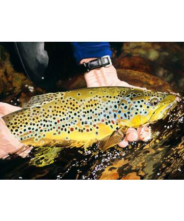 Hi-Look Microfiber Cleaning Cloth - Brown Trout