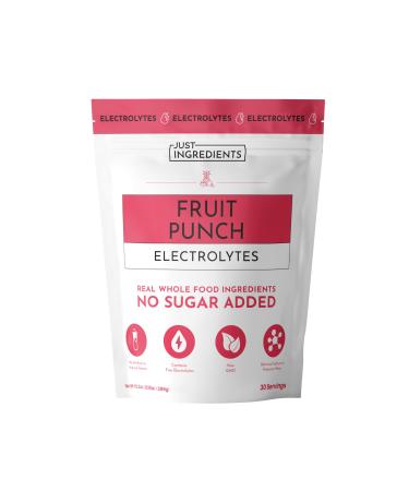 Fruit Punch Electrolytes-30 Serving Hydration Drink Mix with Coconut Water, Sea Salt, and Trace Minerals - Supports Hydration, Recovery, and Electrolyte Balance* Fruit Punch 30 Servings