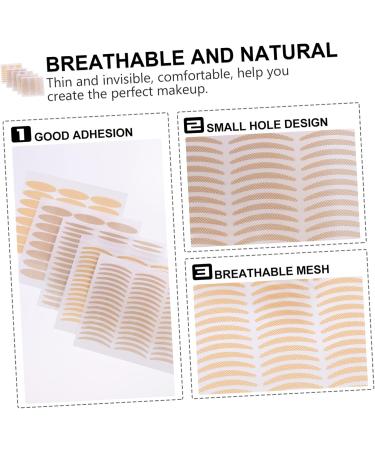 Balacoo 50 Sheet Lace Double Eyelid Sticker Eyelid Tape for Hooded Eyes Tools Invisible Eye Stickers Mesh - Buy Online on GoSupps.com