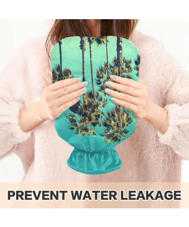 NAANLE 2L Transparent Hot Water Bottle with Cover | Pain Relief for Menstrual Cramps | Heat & Cold Therapy for Hands & Feet - Buy Online on GoSupps.com