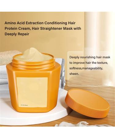 Luxury Nourishing Protein Cream for Hair with Amino Acid Essence Deep Moisturizing Repairing Hair Mask Essence Repairing Hair Mask (1pcs) - Buy Online on GoSupps.com