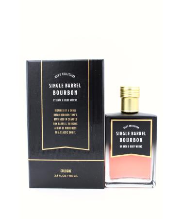 Single Barrel Bourbon Bath and Body Men's Cologne Body Spray 3.4 fl oz