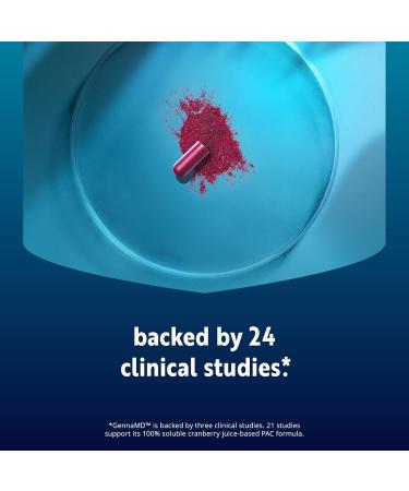 Solv Wellness GennaMD - Maximum UTI Defense - 36 mg Soluble PAC from 100% Cranberry Juice Extract - Highest PAC Concentration in a Small Easy-to-Swallow Capsule - 30 Capsules 30 Count (Pack of 1) - Buy Online on GoSupps.com