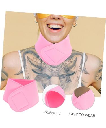 JECOMPRIS Moisturizing Neck Wrinkle Wrap Hydrating Neck Gel Band for Fine Lines and Skin Elasticity for Aging Skin Pink Color Safe Materials Fit - Buy Online on GoSupps.com