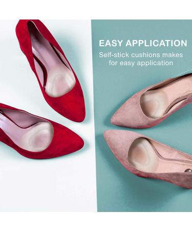 Hyjinx Ball of Foot Cushions - Self-Sticking & Re-Usable Metatarsal Cushions for Heels (1 Pair) - Buy Online on GoSupps.com