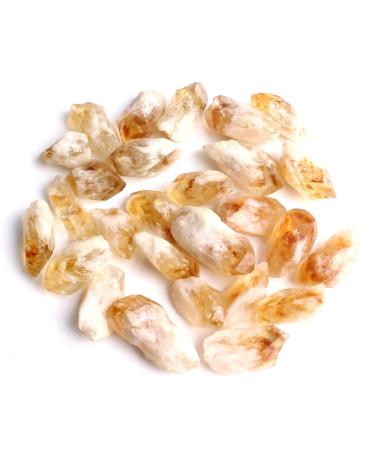 Natural Crystal Rough Natural Mini Amethyst and Citrine Crystal Cluster Point Specimen Home Decoration Collection DIY Gift (Color : Citrine Stick Size : 30g) 30g Citrine Stick