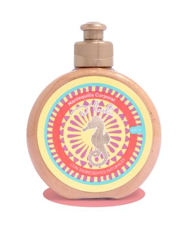 Kaba D'Luchi Body Butter Made With Natural Coconut Oil and Vitamin E Provides Intense Nourishment & Hydration Moisturize Skin With Golden Glitter 10 Oz