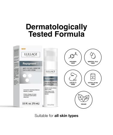 LULLAGE Repigment12 White Patches Corrector Cream - Face and Body Treatment - Buy Online on GoSupps.com