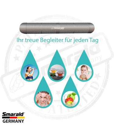 Smarald Anti-aging filter stick for your drinking water powerful antioxidant for up to 800 liters of ionized alkaline active water - Buy Online on GoSupps.com