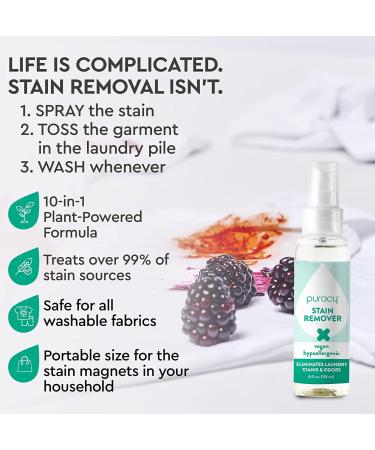 Puracy Laundry Stain Remover Refill - 6 SuperPlant Enzymes for Easy Stain Removal - Natural Ingredients - 48 fl oz - Buy Online on GoSupps.com