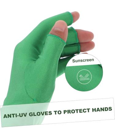 MERRYHAPY 1 Pair Nail Gloves Nail Anti-uv Gloves Fingerless Gloves Fingerless Mitts Sunscreen Gloves Manicure Gloves UV Shield Gloves Manicure Tools - Buy Online on GoSupps.com