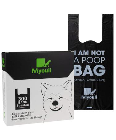 300 Counts Extra Thick Black Biodegradable Pet Poop Waste Bags With Handles for Dogs Ocean Wind-Scented 300 count (Pack of 1) Scented - Buy Online on GoSupps.com