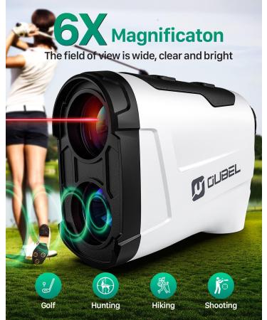 OUBEL Laser Golf Rangefinder - 1200 Yards Range with Slope Mode, Flag Pole Locking, and Fast Focus System - Buy Online on GoSupps.com
