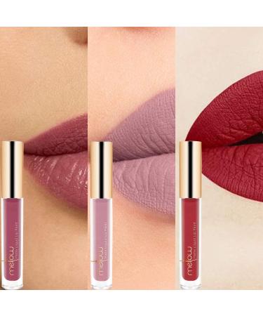 Mellow Cosmetics Scarlett Lip Paint Trio - Long-lasting Color & Rich Pigment for Stunning Lips - Shop Internationally - Buy Online on GoSupps.com