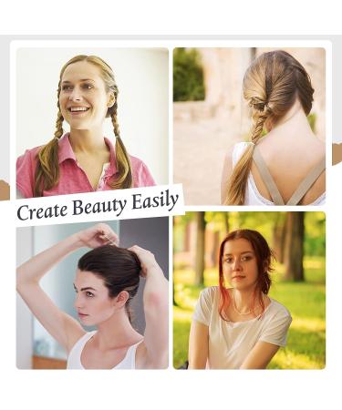 Marcoido Clear Elastic Hair Bands 1000pcs - Medium Clear Hair Rubber Bands for Girls and Women - Ponytail Holders with Zipper Bag - Buy Online on GoSupps.com