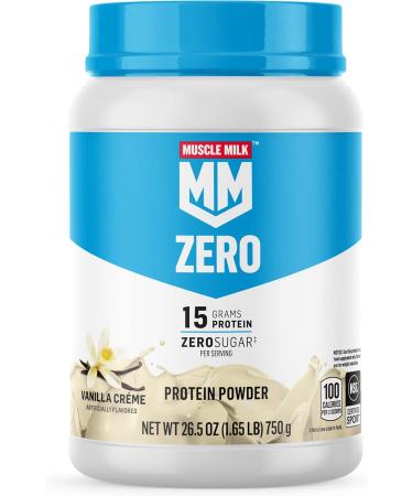 Muscle Milk Zero Protein Powder Chocolate & Vanilla 15g Protein 1.65lb 25 Servings Bundle - Buy Online on GoSupps.com