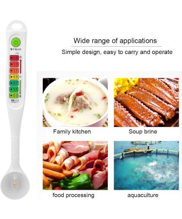 Fydun Saltwater Tester Professional LED Lights Accurate Salinometer Food Liquid Salinity Tester Meter with Fluid Container - Buy Online on GoSupps.com