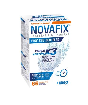Novafix 3 En 1 66 Tabletas Limpieza