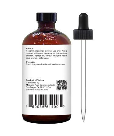 MAJESTIC PURE Black Seed Oil - 100% Natural & Cold Pressed Liquid - Turkish Black Cumin Seed Oil - For Hair Growth, Skin, Face, Massage - 4 fl oz - Buy Online on GoSupps.com