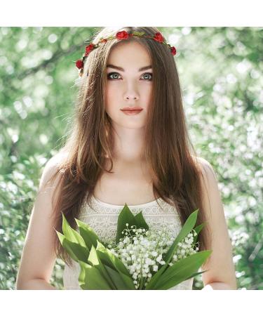 FEPITO 16 Pieces Flower Crown Headband Garland - Perfect for Festivals & Weddings - Buy Online on GoSupps.com