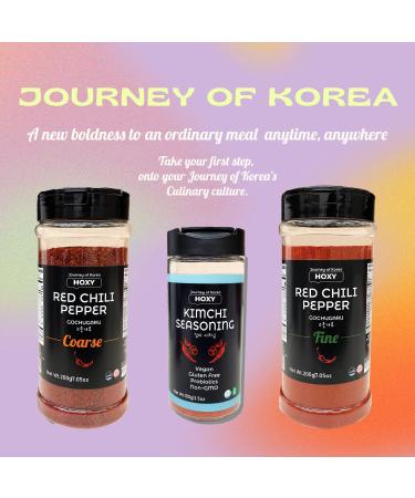 HOXY Journey of Korea Kimchi Seasoning Mix 3.5 oz - ORIGINAL Spicy Seasoning Mix  Rich in Probiotics  Vegan  Gluten Free  NON- GMO  BBQ Dry Rub for Chicken  Pork  Seafood & Vegetables (3.5Oz (Pack of 1)) - Buy Online on GoSupps.com