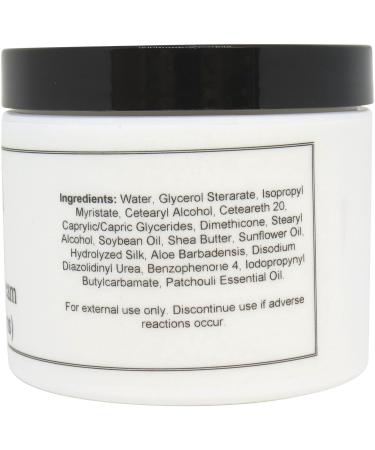 Eclectic Lady Patchouli Satin and Silk Cream - Nourishing Body Lotion with Shea Butter & Aloe Handcrafted in USA Phthalate-Free - Buy Online on GoSupps.com