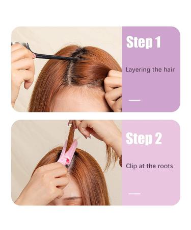 Natural Fluffy Hair Volumizing Clips - 12 PCS Instant Root Volume Clips for Curly Hair - Self Grip Hair Root Clips for Women and Girls - Buy Online on GoSupps.com