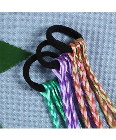 VIDELLY 8-Piece Colorful Hair Extensions Accessories Set for Girls - Wigs, Ponytails, Headbands & More - Buy Online on GoSupps.com