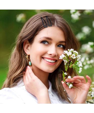 Greoer 20 Pieces Metal Snap Hair Clips 1.87 inches Double Grip Hair Clips with 3 comb teeth No Slip Hair Barrettes for Women and Girl Women Hair Accessories for Making-up Bathing Salon Supplies - Buy Online on GoSupps.com