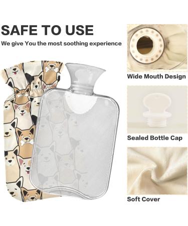 Buy Dog Hot Water Bottles with Cover - 2L for Pain Relief Cramps & Bed Warmer | International Shipping - Buy Online on GoSupps.com